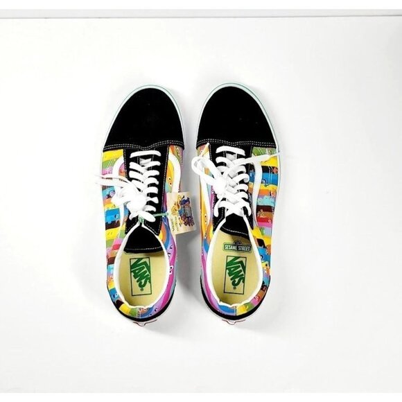 Vans X Sesame Street Old Skool Low-Top Sneakers Sz 12 NEW - Picture 4 of 8